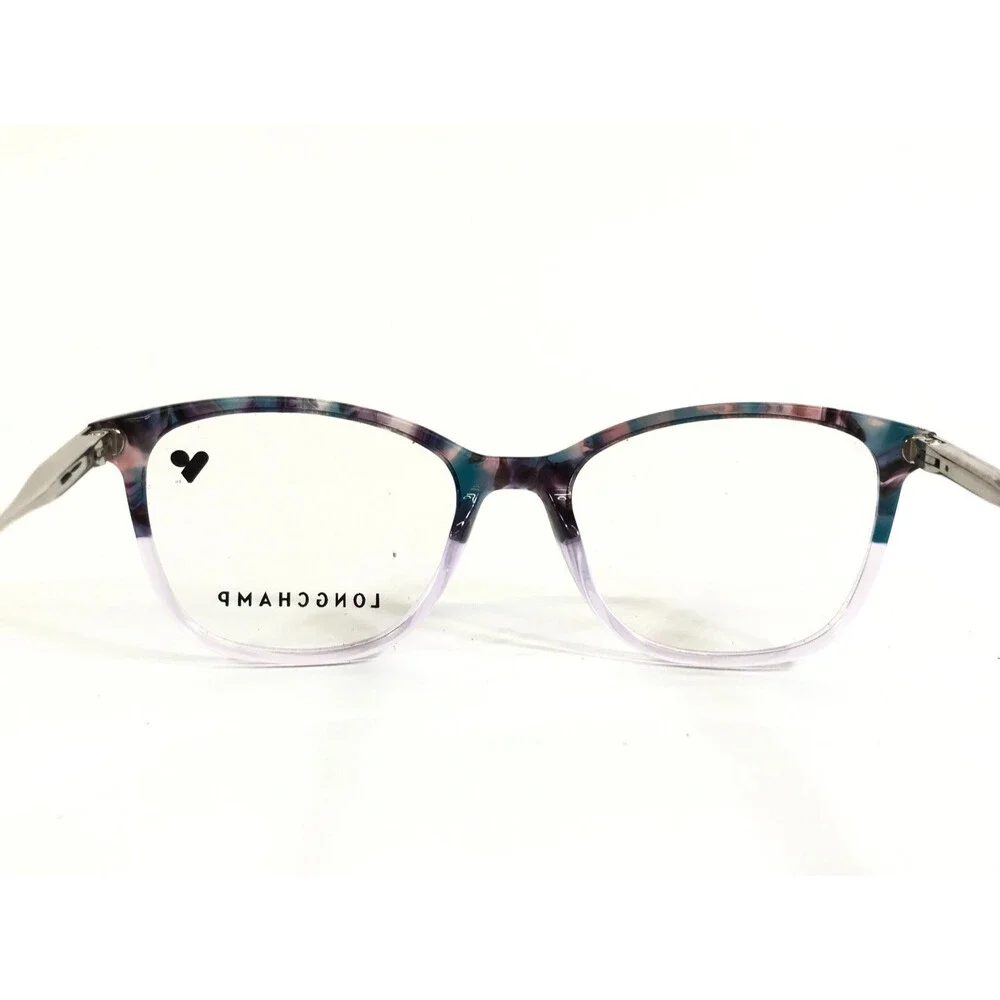 Longchamp Eyeglasses Frames LO2683 427 Gradient Blue Tortoise Cat Eye 49-17-140